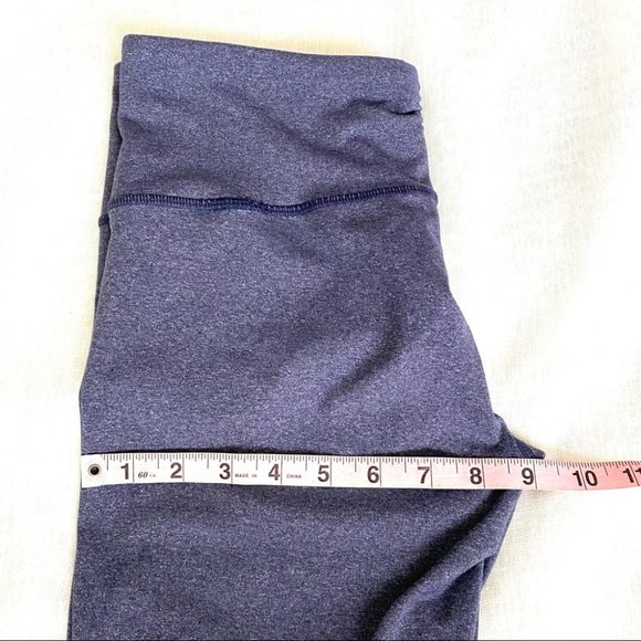 Lululemon Gather & Crow Crop Heathered Deep Indigo Size 6 - Picture 11 of 13